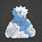 Naruto Anime Mirror: Frameless Manga Silhouette, Gamer Room Decor - LiquidMirror