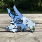 The Fox from anime and manga series Chainsaw Man: Hypno Style, Irregular Frameless Wall Decor Gift & Present - LiquidMirror