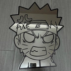 Enraged Nar-uto Anime Mirror: Frameless Gamer Room Decor Gift - LiquidMirror