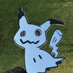 Mimikyu Pokemon Mirror: Anime Gamer Room Decor, Shatterproof Polymer - LiquidMirror