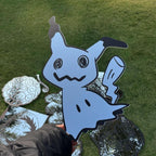 Mimikyu Pokemon Mirror: Anime Gamer Room Decor, Shatterproof Polymer - LiquidMirror