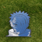 Obito Uchiha (from the anime Naruto): Irregular Frameless Floating Wall Decor Mirror - LiquidMirror