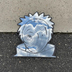 Obito Uchiha (from the anime Naruto): Irregular Frameless Floating Wall Decor Mirror - LiquidMirror