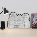Lightweight Unbreakable Sturdy and Durable Nar-uto Anime Irregular Shape Mirror Custom Wall Decor Mirror - LiquidMirror