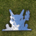 Charizard Mirror (Pokémon) | Frameless Manga Silhouette, Gamer Room Decor - LiquidMirror