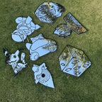Mimikyu Pokemon Mirror: Anime Gamer Room Decor, Shatterproof Polymer - LiquidMirror