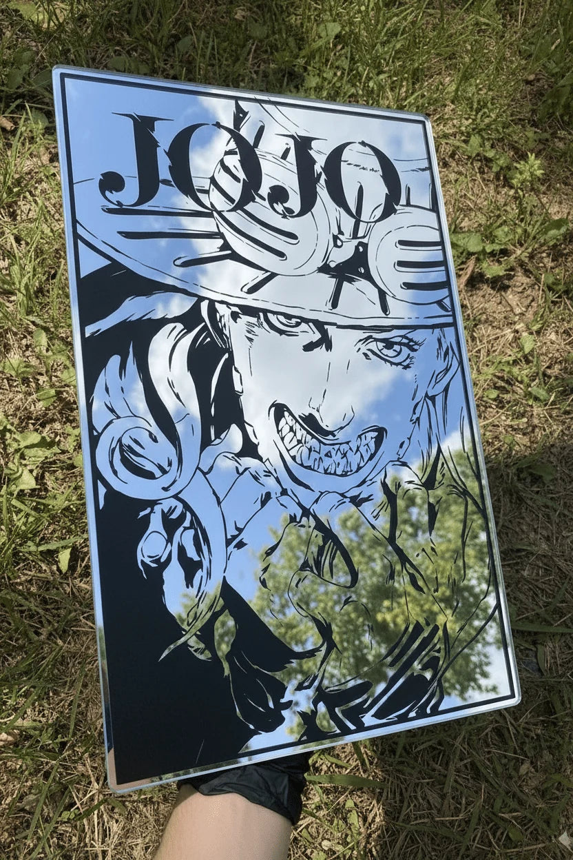 Gyro Zeppeli Steel Ball Run Wall Mirror | JoJo's Bizarre Adventure Decor LiquidMirror