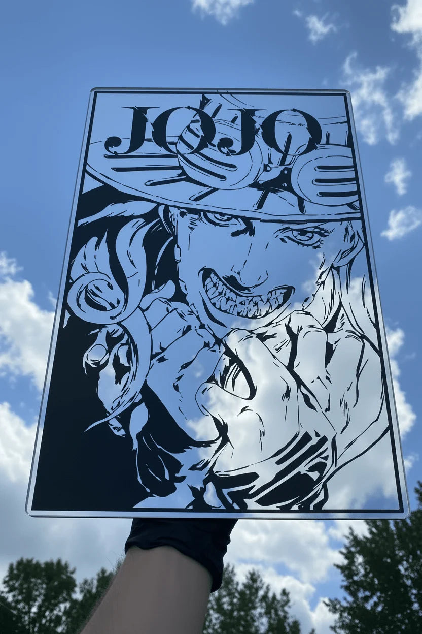 Gyro Zeppeli Steel Ball Run Wall Mirror | JoJo's Bizarre Adventure Decor LiquidMirror