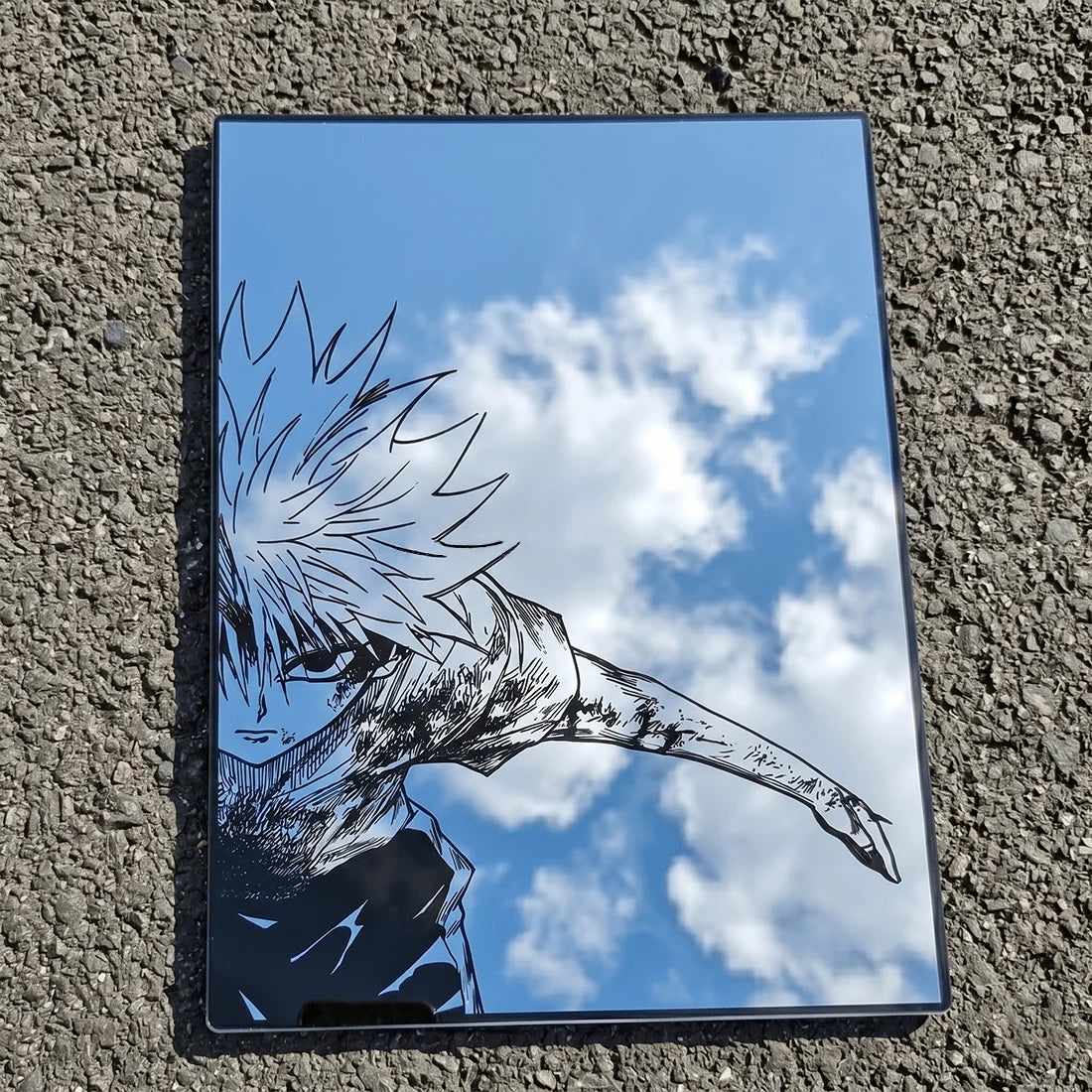 Killua Zoldyck Godspeed Wall Mirror | Hunter x Hunter Anime Decor LiquidMirror