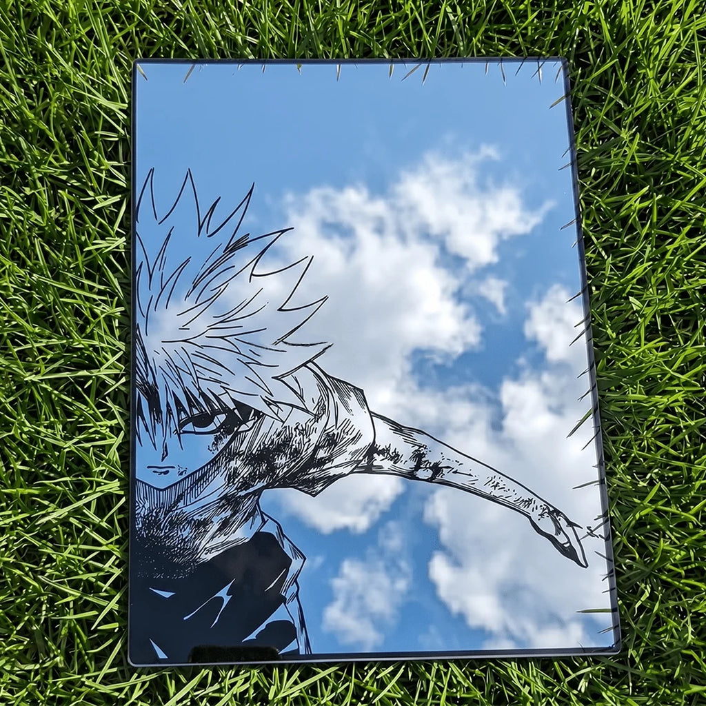 Killua Zoldyck Godspeed Wall Mirror | Hunter x Hunter Anime Decor LiquidMirror
