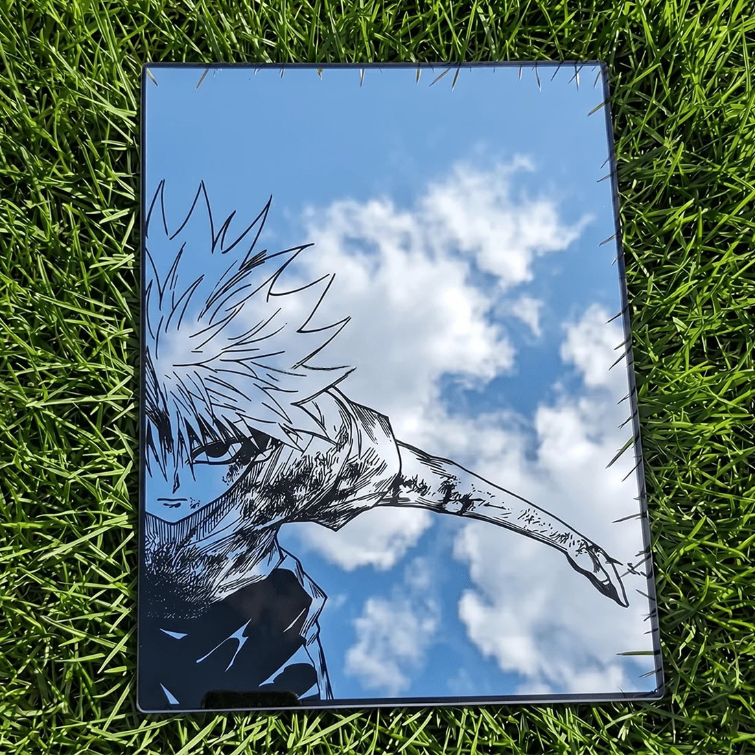 Killua Zoldyck Godspeed Wall Mirror | Hunter x Hunter Anime Decor LiquidMirror