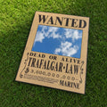 Trafalgar Law Wanted Poster Wall Mirror | One Piece Anime Decor LiquidMirror