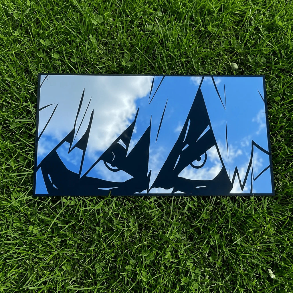 Katsuki Bakugo Piercing Gaze Rectangular Wall Mirror | My Hero Academia Anime Decor LiquidMirror