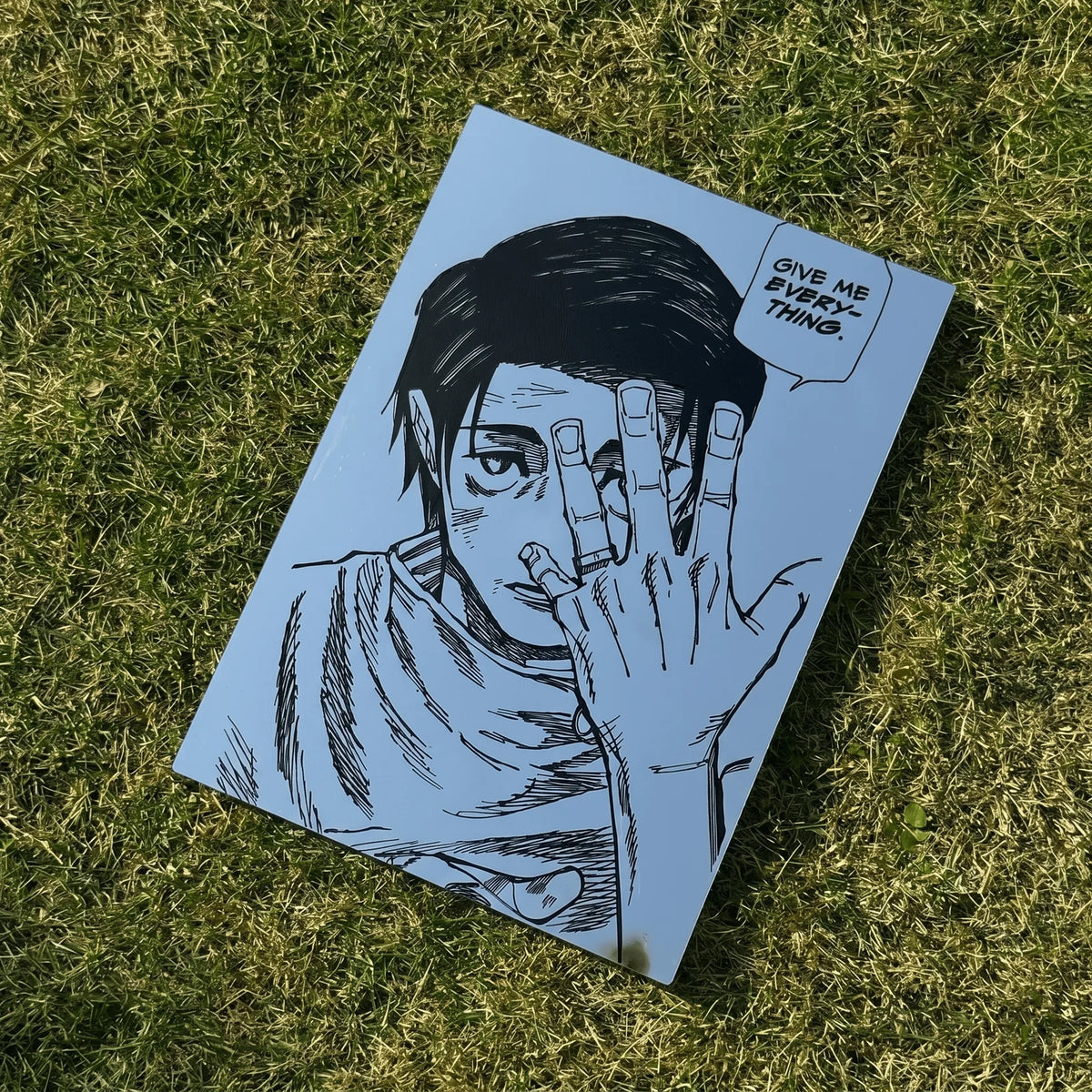 Yuta Okkotsu "Give Me Everything" Wall Mirror | Jujutsu Kaisen Decor LiquidMirror