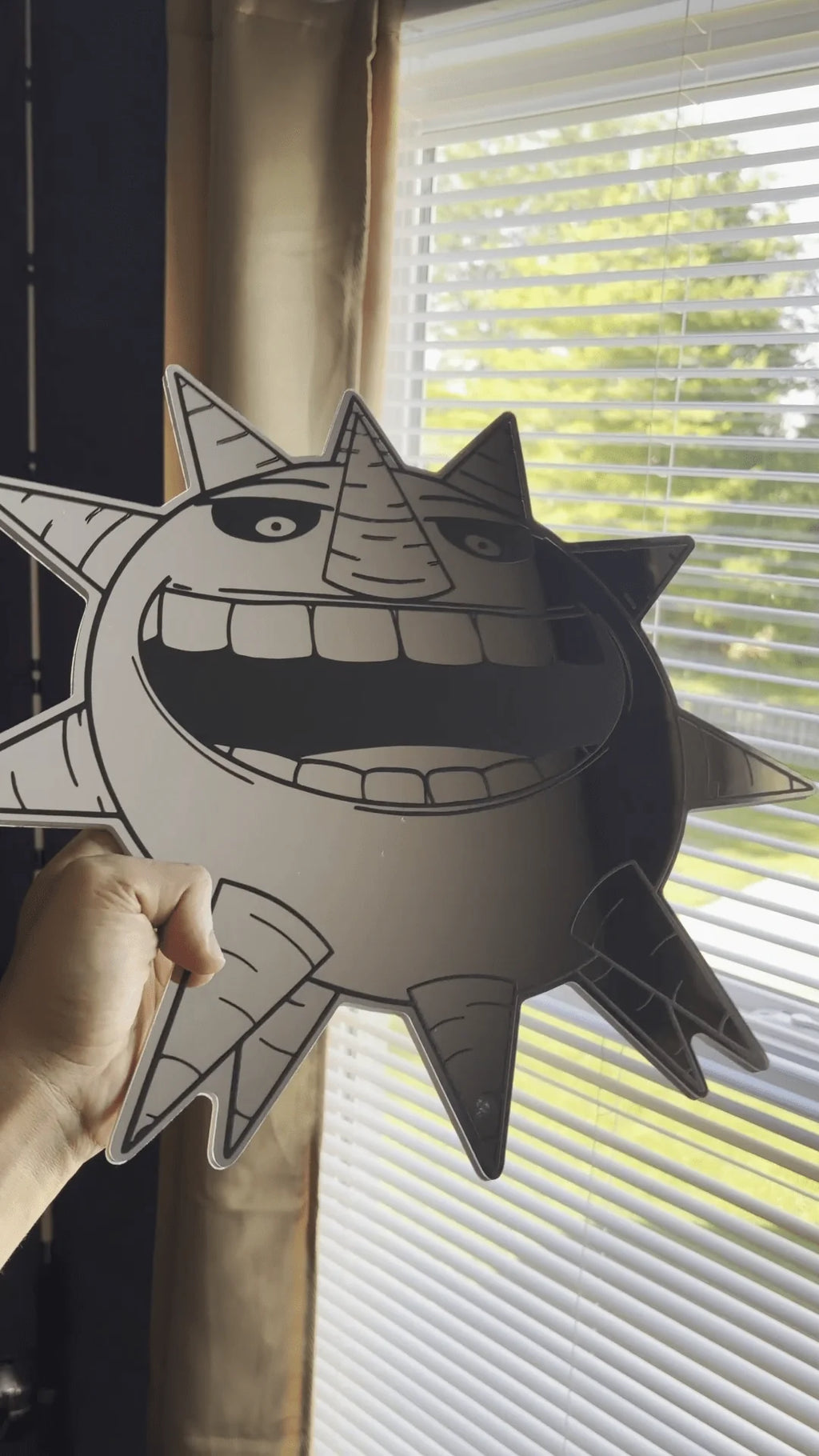 Soul Eater Sun Shaped Wall Mirror | Anime Decor LiquidMirror