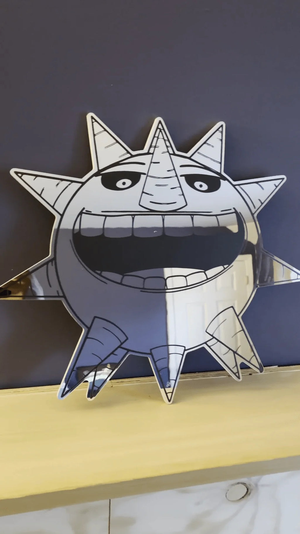 Soul Eater Sun Shaped Wall Mirror | Anime Decor LiquidMirror