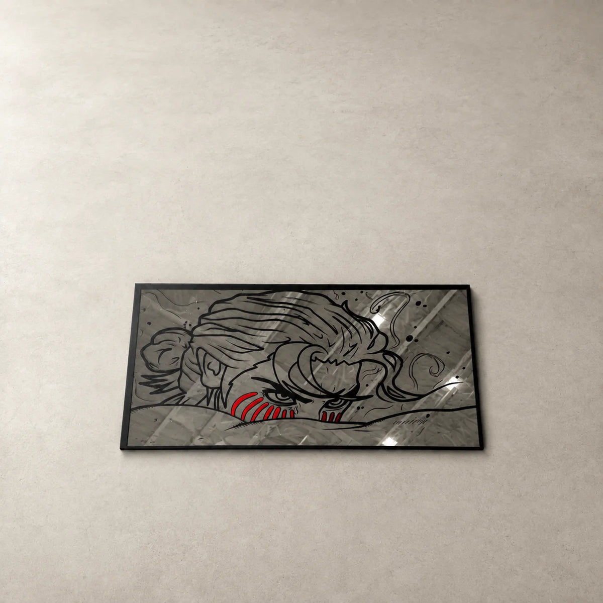 Choso Piercing Gaze Rectangular Wall Mirror | Jujutsu Kaisen Anime Decor LiquidMirror