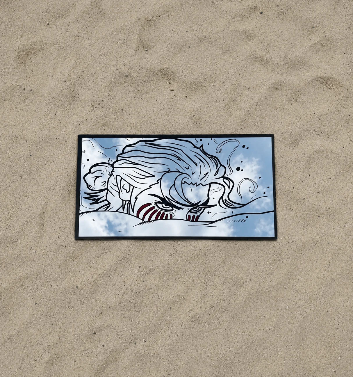 Choso Piercing Gaze Rectangular Wall Mirror | Jujutsu Kaisen Anime Decor LiquidMirror