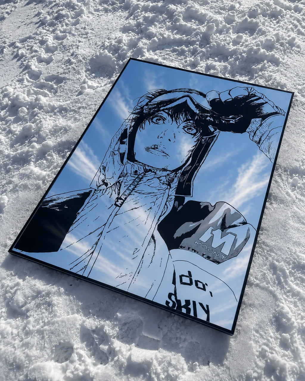 Mori Buntaro Wall Mirror | The Climber (Kokou no Hito) Manga Decor LiquidMirror