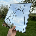 My Neighbor Totoro Square Wall Mirror | Studio Ghibli Anime Decor LiquidMirror